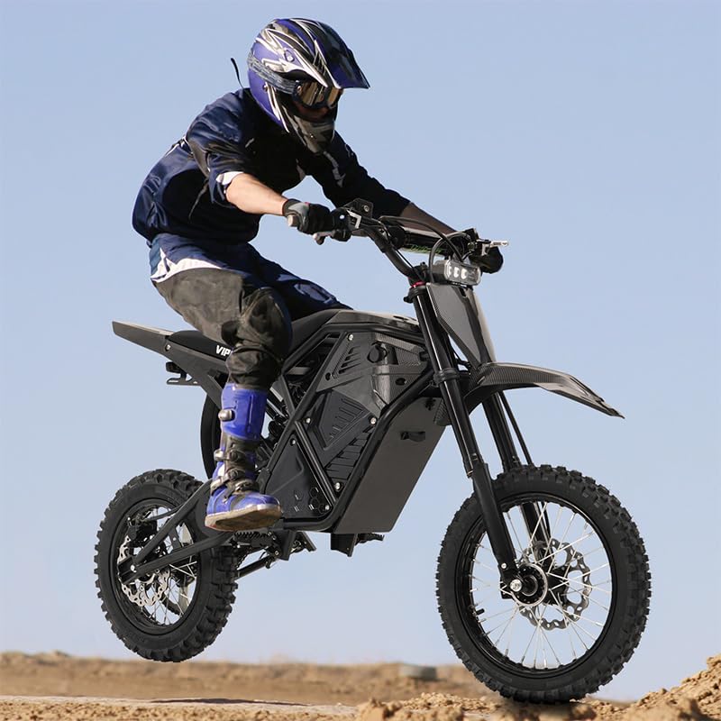 Moto Electrique Adulte pour Adolescents,VIPCOOH3 Velo VTT Electrique Homme,Pente 60°,Batterie Amovible 48V/23Ah,Double Frein Hydraulique et Suspension Intégrale,Âge recommandé≥13